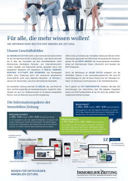 in Deutsch - Immobilien Zeitung