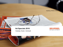 AdSpecials 2016 - Spiegel-QC