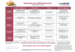 Speiseplan - UKW Service GmbH
