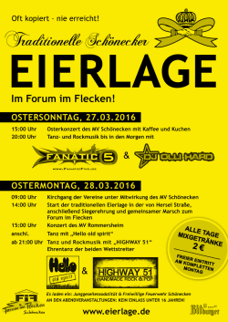 Im Forum im Flecken!