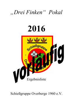 Ergebnisliste Drei Finken Pokal 2016 03