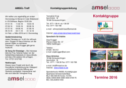 Jahresprogramm 2016