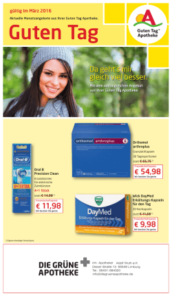 Guten Tag - ihre apotheke