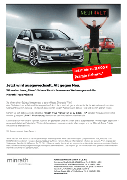 Jetzt wird ausgewechselt. Alt gegen Neu.