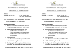 Infos - Christophorus