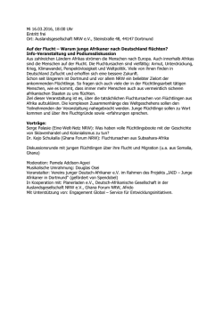 Dortmund: Auf der Flucht