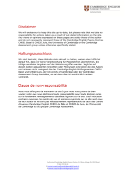 Disclaimer Haftungsausschluss Clause de non