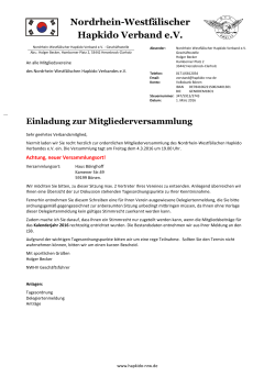 Nordrhein-Westfälischer Hapkido Verband eV - Hap-Ki