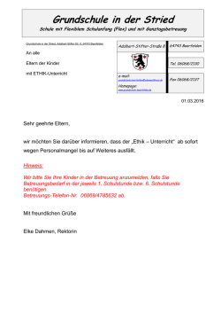 Grundschule in der Stried