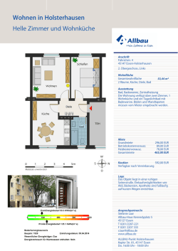 Immo der Woche F&uuml;hrichstr. 4, 2. OG 53,44 qm 2 R&auml;ume, K