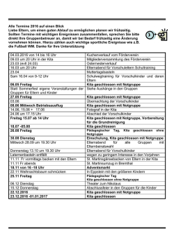 Veranstaltungskalender 2016 zum Download