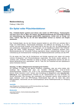 Ein Spital voller Pl&uuml;schtierdoktoren