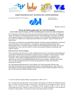 Lehrer fordern mehr Freiräume, um Wertevermittlung besser in den