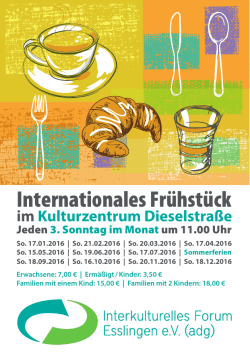 Internationales Fr&uuml;hst&uuml;ck