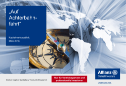 Auf Achterbahn- fahrt - Allianz Global Investors