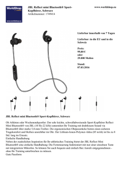 JBL Reflect mini Bluetooth&reg; Sport