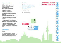Din Lang Flyer Fachtag Supervision aussen