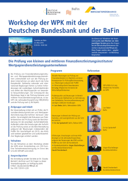 Programm und Anmeldebogen - Wirtschaftsprüferkammer