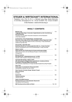 steuer & wirtschaft international