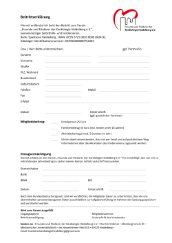 Antrag auf Mitgliedschaft als PDF