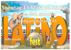 Flyer Latinofest Grenchen