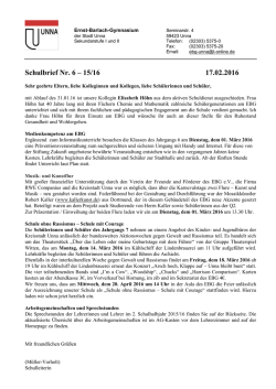 Schulbrief 6