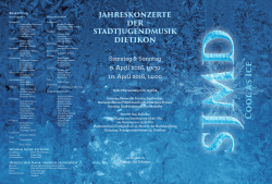 Jahreskonzerte 2016