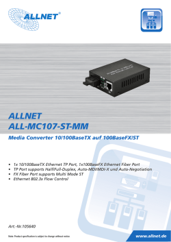 ALLNET ALL-MC107-ST-MM