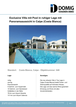 Exclusive Villa mit Pool in ruhiger Lage mit