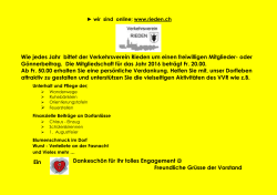 Mitgliederbeitrag 2016