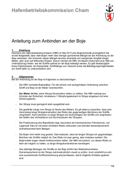 Anleitung-Bojenstropp - Hafenbetriebskommission Cham