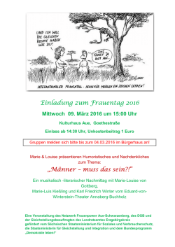 Einladung 09 03 2016