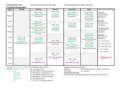 2. Semester Humanmedizin