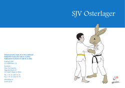Judo Osterlager 2016