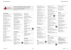 Veranstaltungskalender