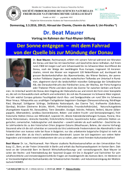 Dr. Beat Maurer