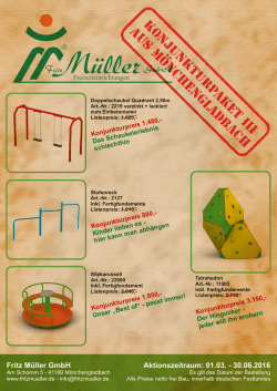 Fritz Müller GmbH Aktionszeitraum: 01.03.