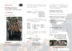 Flyer - KHG Orchester Freiburg