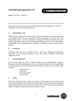 Infosheet Kammgarnstars 16`