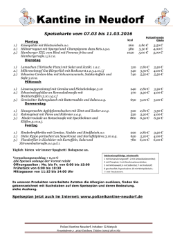 Kantine in Neudorf - Polizeikantine Neudorf