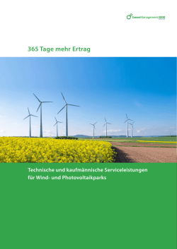 365 Tage mehr Ertrag - Green Management 3000 GmbH