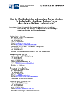 Ein Merkblatt Ihrer IHK - IHK Bonn/Rhein-Sieg