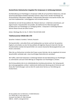 Infotext- PM Dolmetscher_ife Gesundheits AG