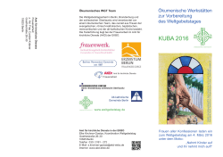 KUBA 2016 - Amt für kirchliche Dienste in der EKBO