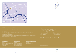 Integration durch Bildung - Deutsches Stiftungszentrum