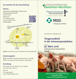Faltblatt - Landwirtschaftskammer Nordrhein