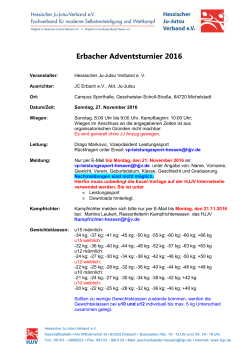 Erbacher Adventsturnier 2016