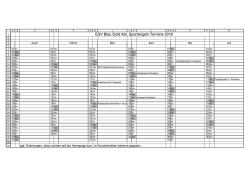ESV Blau Gold Abt. Sportangeln Termine 2016