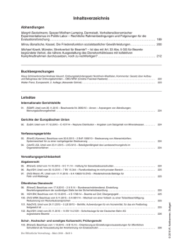 Inhaltsverzeichnis