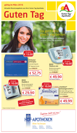 Guten Tag - Apotheken Umschau
